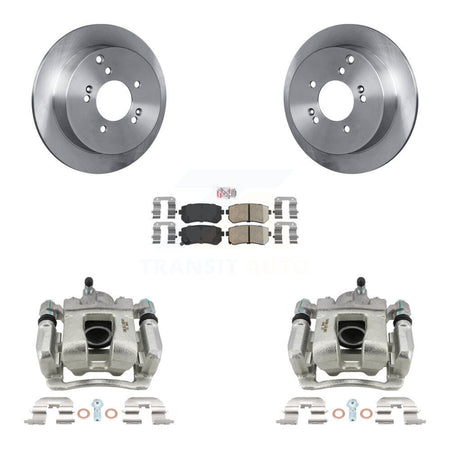 Rear Disc Brake Caliper Rotors & Ceramic Pad Kit For 2016 Kia Sportage AWD From 12 10 15 KC8-100836N
