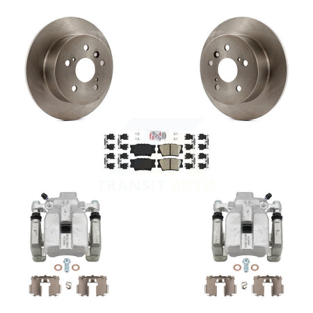 Rear Disc Brake Caliper Rotors And Ceramic Pads Kit For Toyota Camry Lexus ES350 Avalon KC8-100947N