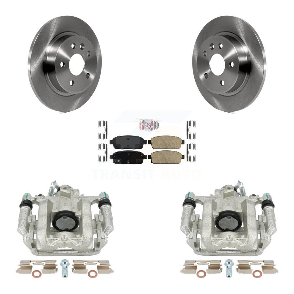 Rear Disc Brake Caliper Rotors And Ceramic Pads Kit For Chevrolet Cruze Limited KC8-101024N