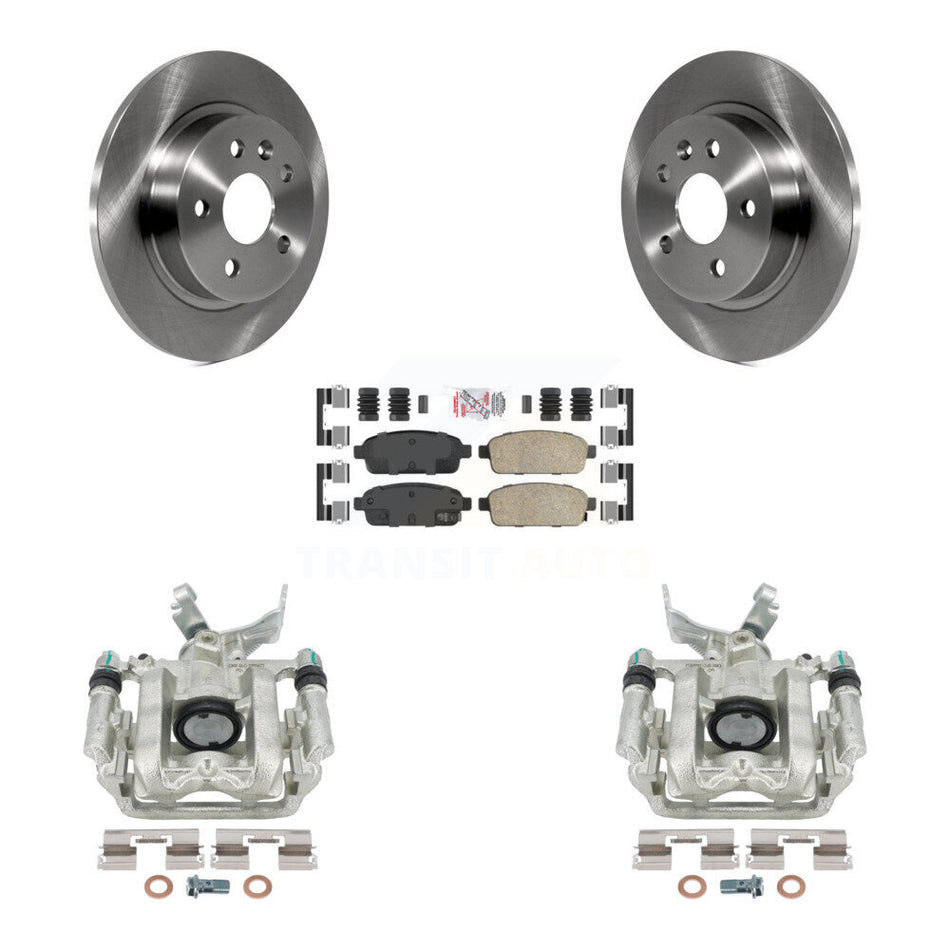 Rear Disc Brake Caliper Rotors And Ceramic Pads Kit For Chevrolet Buick Encore Sonic Trax KC8-101027N