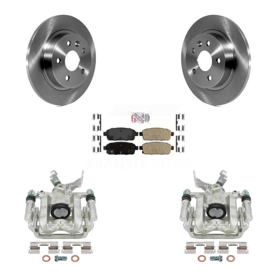 Rear Disc Brake Caliper Rotors And Ceramic Pads Kit For Chevrolet Buick Encore Sonic Trax KC8-101028N