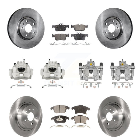 Front Rear Disc Brake Caliper Rotor & Ceramic Pad Kit (10Pc) For Ford Fusion Lincoln MKZ KC8-101083T