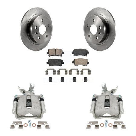 Rear Disc Brake Caliper Rotors And Ceramic Pads Kit For Chevrolet Malibu Limited KC8-101103N
