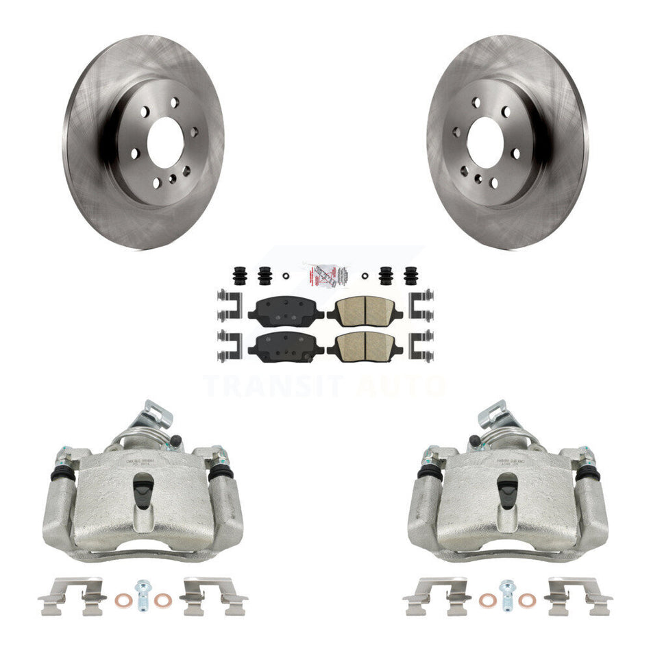 Rear Disc Brake Caliper Rotors And Ceramic Pads Kit For Chevrolet Uplander Buick Terraza Pontiac Montana Saturn Relay KC8-101187N