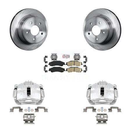 Rear Brake Caliper Rotor And Ceramic Pad Kit For Chevrolet S10 RWD with Disc rear brakes KC8-101203N