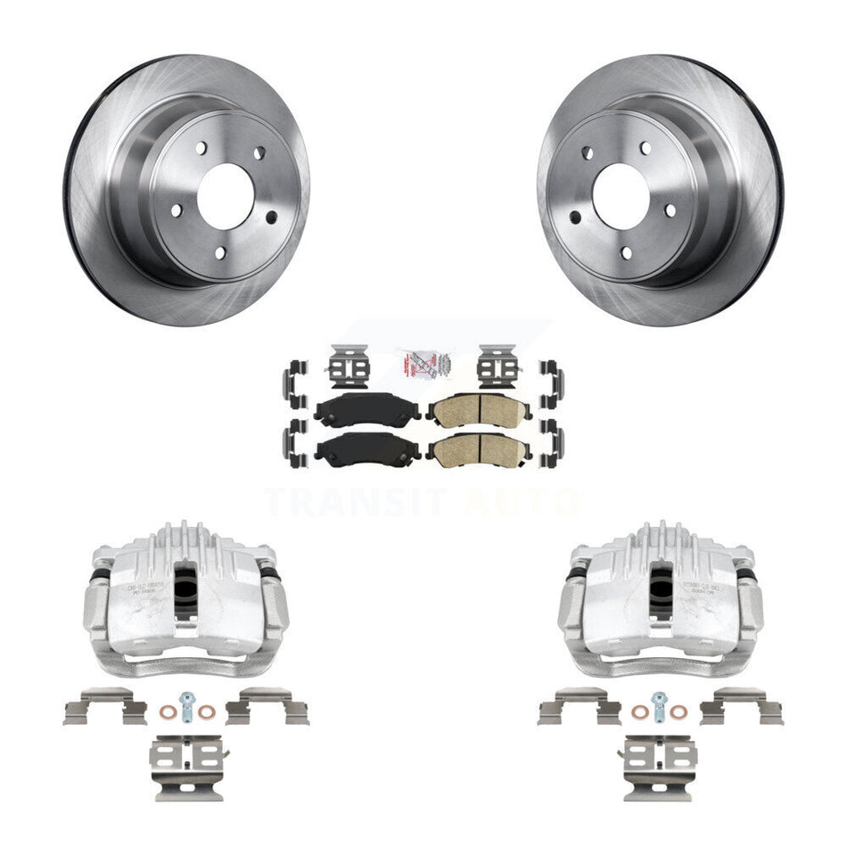 Rear Brake Caliper Rotor And Ceramic Pad Kit For Chevrolet S10 RWD with Disc rear brakes KC8-101203N