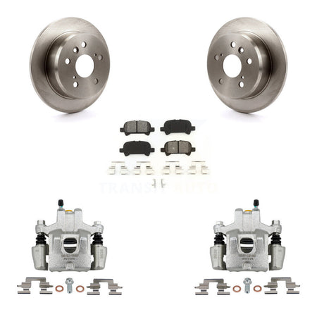 Rear Disc Brake Caliper Rotors And Semi-Metallic Pads Kit For Toyota Camry Solara Avalon KC8-101311S
