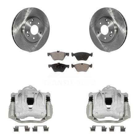 Front Brake Caliper Rotor And Ceramic Pad Kit For 2003 Mercedes-Benz E320 Wagon with RWD KC8-101324T