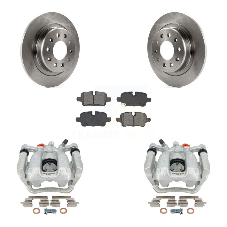 Rear Brake Caliper Rotors Semi-Metallic Pad Kit For Chevrolet Equinox GMC Terrain Malibu KC8-101329S
