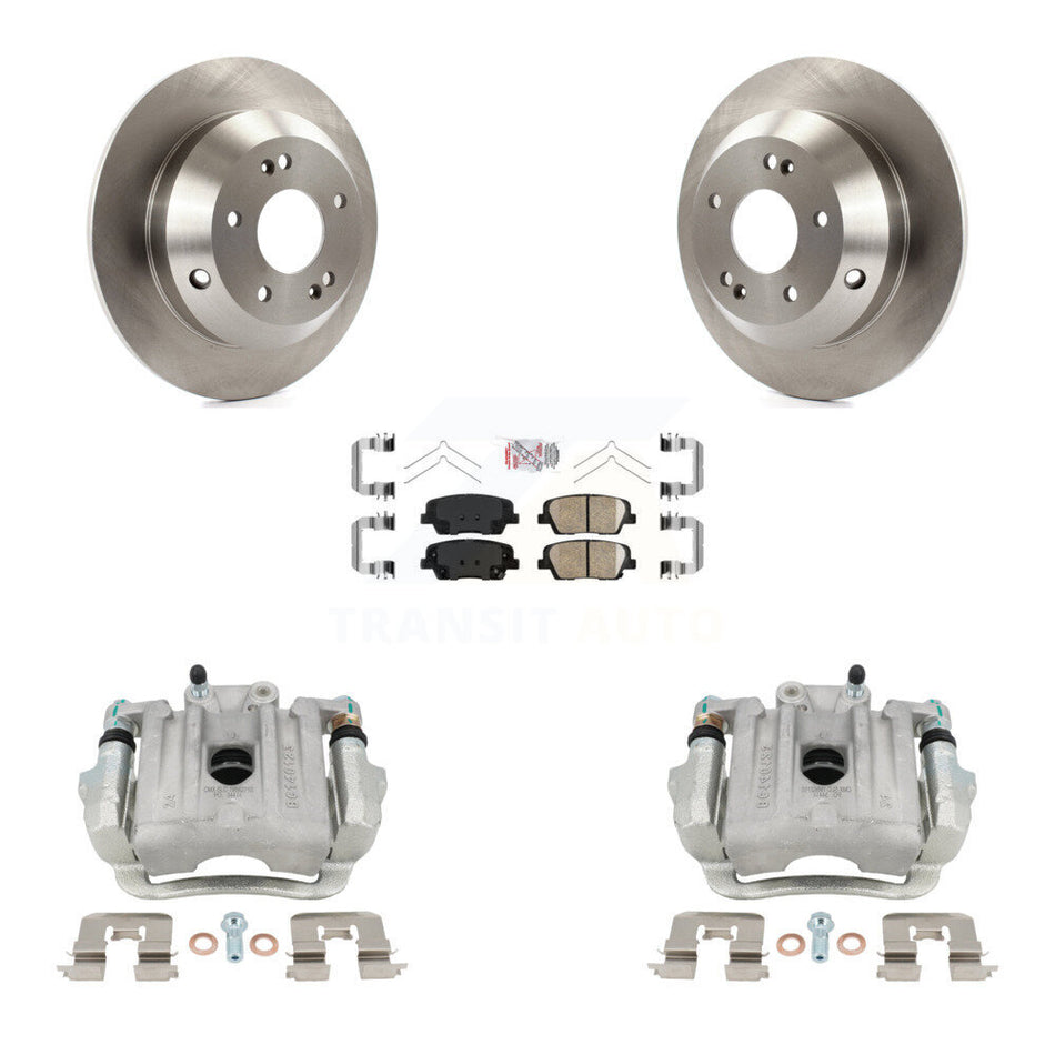 Rear Disc Brake Caliper Rotor And Ceramic Pad Kit For Kia Sorento Hyundai Santa Fe Sport KC8-101330N