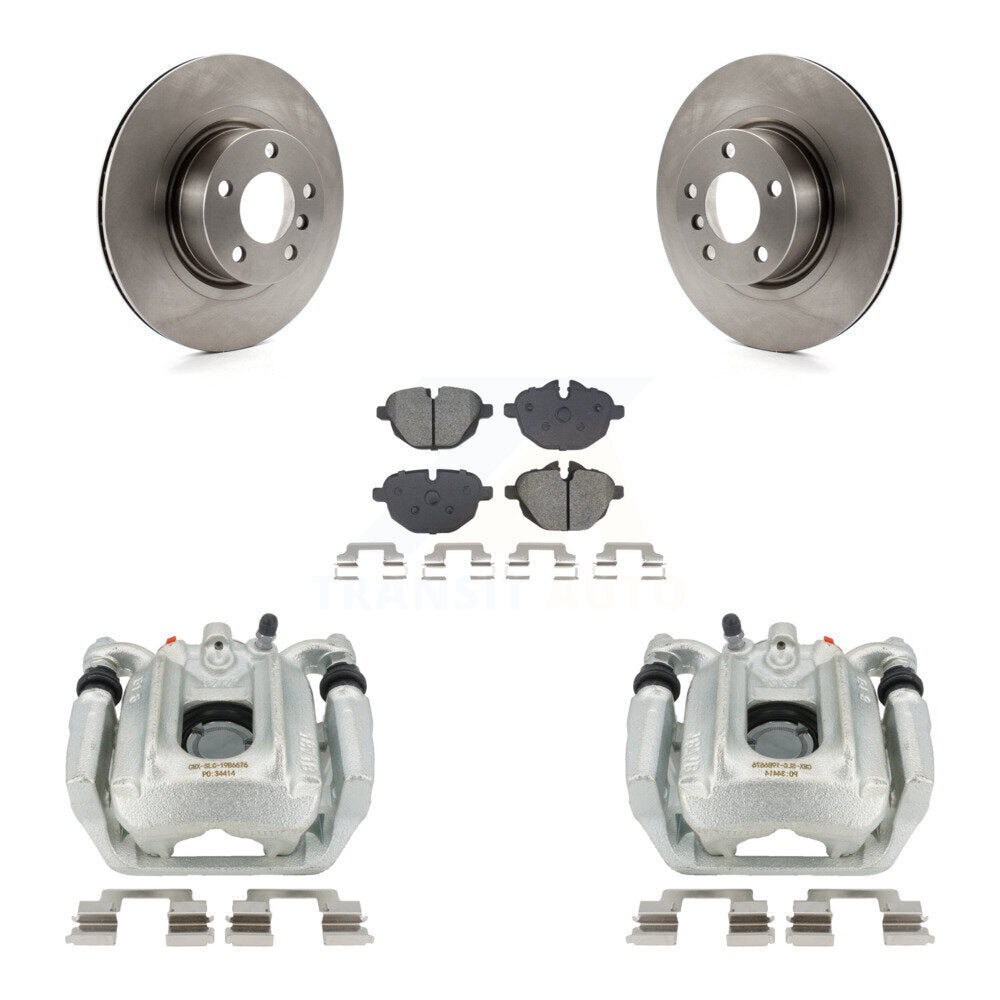 Rear Disc Brake Caliper Rotors And Semi-Metallic Pads Kit For BMW X3 X4 KC8-101331S