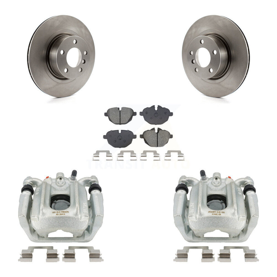 Rear Disc Brake Caliper Rotors And Semi-Metallic Pads Kit For BMW X3 X4 KC8-101331S