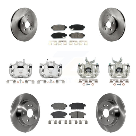 Front Rear Brake Caliper Rotor And Semi-Metallic Pad Kit (10Pc) For Chevrolet Trax Buick KC8-101340S