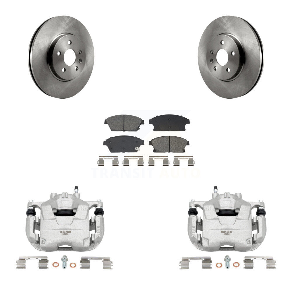 Front Disc Brake Caliper Rotor And Semi-Metallic Pad Kit For Chevrolet Trax Buick Encore KC8-101342S