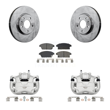 Front Brake Caliper Rotor Semi-Metallic Pad Kit For Chevrolet Cruze Buick Verano Orlando KC8-101346S