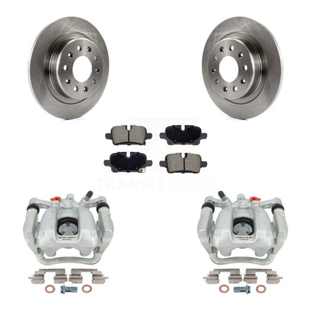 Rear Disc Brake Caliper Rotor & Ceramic Pad Kit For Chevrolet Equinox GMC Terrain Malibu KC8-101347C