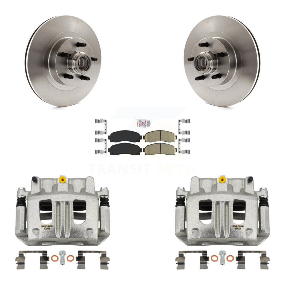 Front Brake Caliper Rotor And Ceramic Pad Kit For 2001-2002 Ford Explorer Sport Trac RWD KC8-101372N