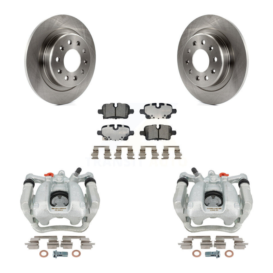 Rear Disc Brake Caliper Rotor & Ceramic Pad Kit For Chevrolet Equinox GMC Terrain Malibu KC8-101372T