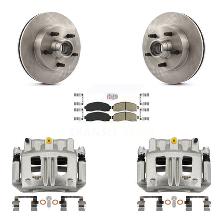 Front Disc Brake Caliper Rotors And Ceramic Pads Kit For Mazda B3000 B2300 B4000 KC8-101374N