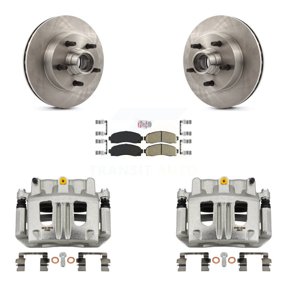 Front Disc Brake Caliper Rotors And Ceramic Pads Kit For Mazda B3000 B2300 B4000 KC8-101374N