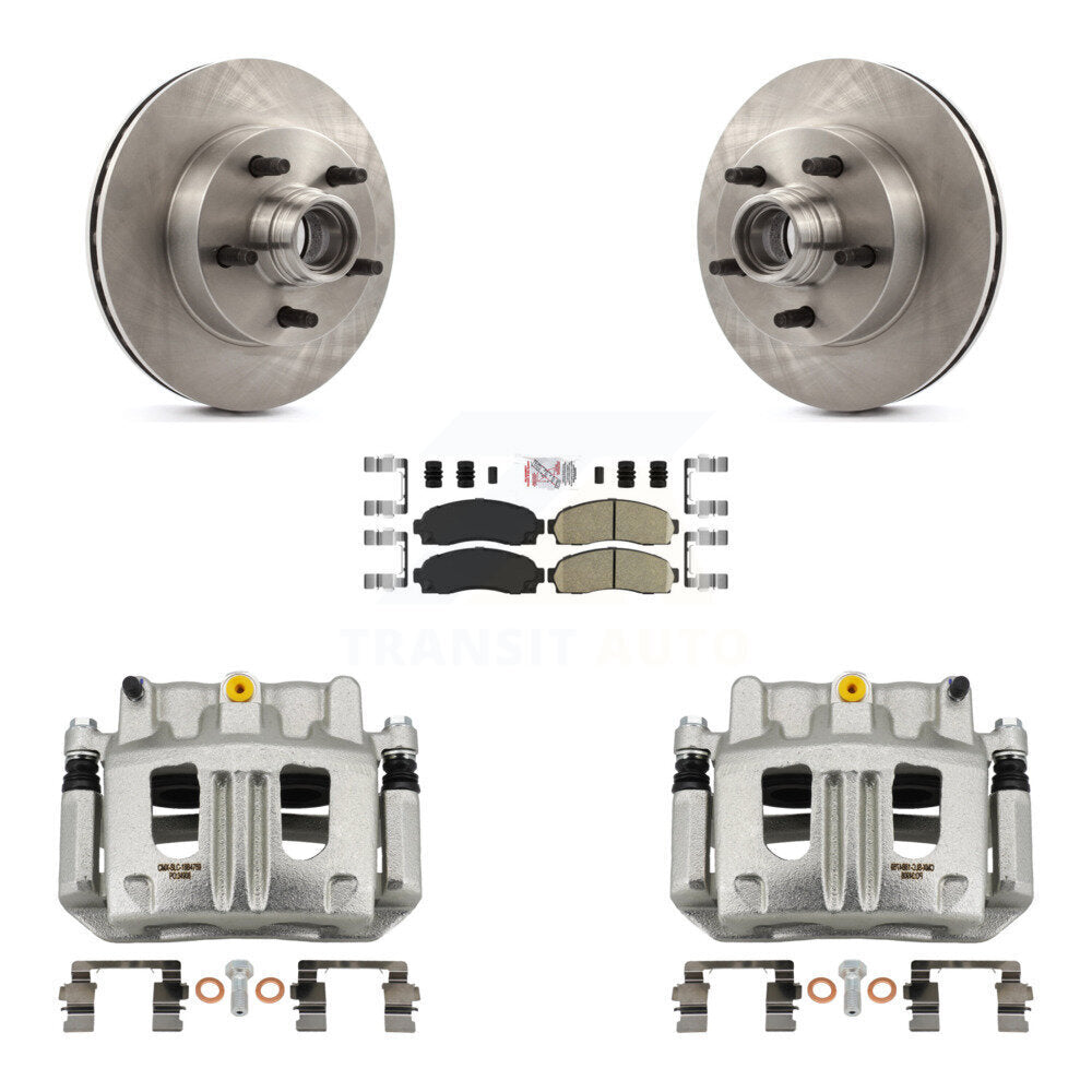 Front Disc Brake Caliper Rotors And Ceramic Pads Kit For Mazda B3000 B2300 B4000 KC8-101375N