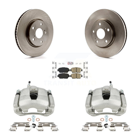 Front Disc Brake Caliper Rotors And Ceramic Pads Kit (5Pc) For Lexus IS250 GS300 KC8-101383N