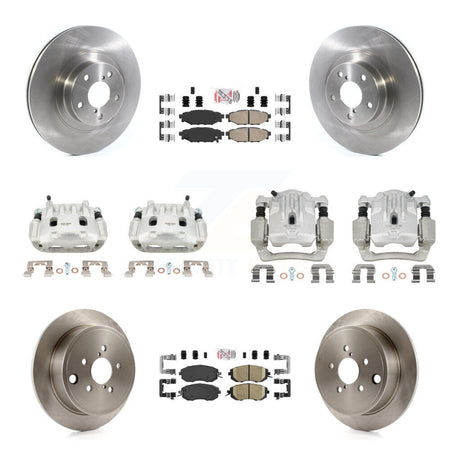Front Rear Brake Caliper Rotor And Ceramic Pad Kit (10Pc) For Subaru Outback Legacy 2.5L KC8-102000N