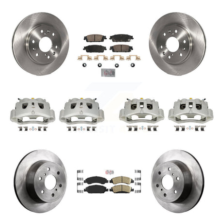 Front Rear Brake Caliper Rotor And Ceramic Pad Kit (10Pc) For 2016 Chevrolet Suburban HD KC8-102541N