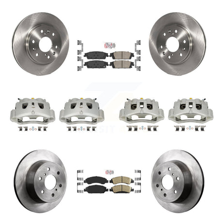 Front Rear Brake Caliper Rotor And Ceramic Pad Kit (10Pc) For 2016 Chevrolet Suburban HD KC8-102547N