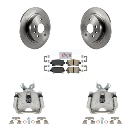 Rear Disc Brake Caliper Rotors Ceramic Pad Kit For Buick Regal LaCrosse Chevrolet Malibu KC8-103276N