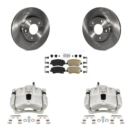 Front Disc Brake Caliper Rotors And Ceramic Pads Kit For Hyundai Elantra Coupe KC8-103333N