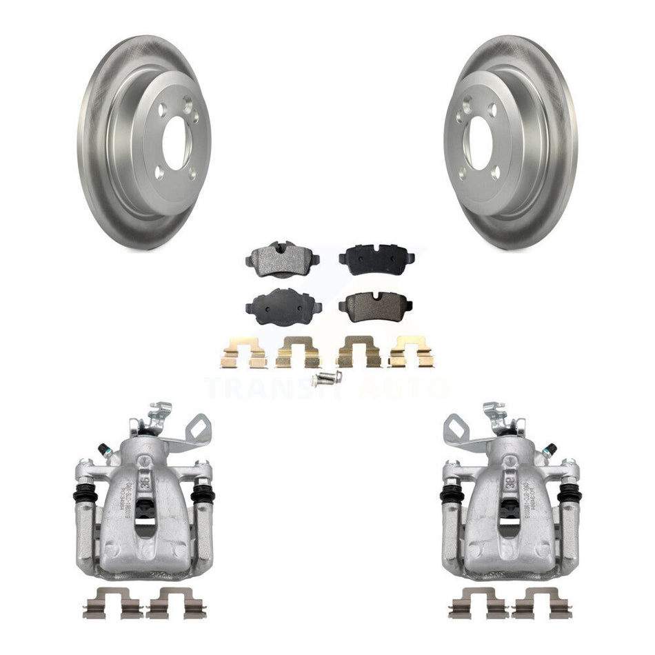 Rear Disc Brake Caliper Coated Rotors And Ceramic Pads Kit For Mini Cooper KCG-100007T