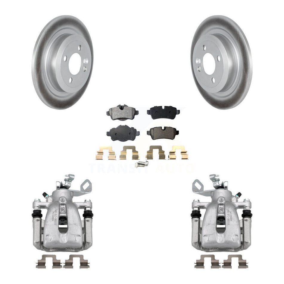 Rear Disc Brake Caliper Coated Rotors And Semi-Metallic Pads Kit For Mini Cooper KCG-100022P