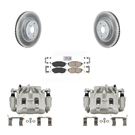 Front Brake Caliper Coat Rotors Ceramic Pad Kit For Subaru Outback WRX Legacy Tribeca B9 KCG-100311N