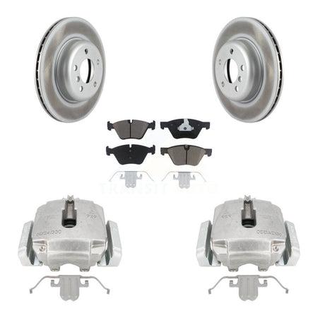 Front Disc Brake Caliper Coated Rotors And Ceramic Pads Kit For BMW 528i xDrive KCG-100466C