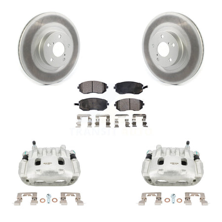 Front Brake Caliper Coat Rotors & Ceramic Pad Kit For Subaru Outback Impreza Legacy Baja KCG-100496T