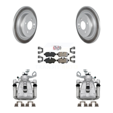 Rear Disc Brake Caliper Coated Rotors And Semi-Metallic Pads Kit For Mini Cooper KCG-100652N