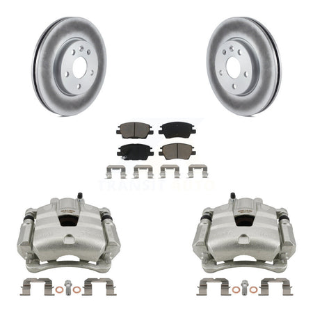 Front Disc Brake Caliper Coat Rotor And Ceramic Pad Kit For Chevrolet Cruze Bolt EV Volt KCG-100687C