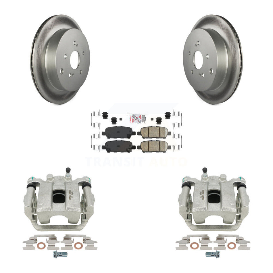 Rear Disc Brake Caliper Coated Rotors And Ceramic Pads Kit For 2009-2013 Suzuki Grand Vitara KCG-101040N