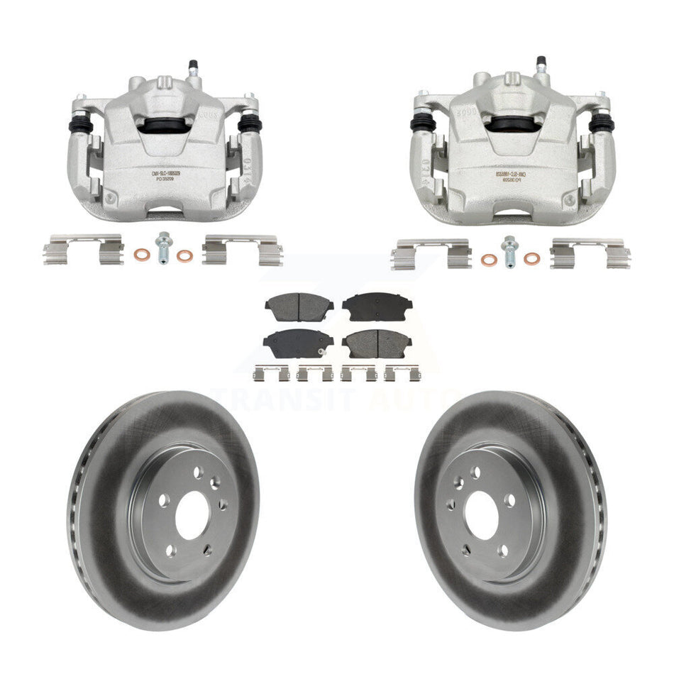 Front Brake Caliper Coat Rotor And Semi-Metallic Pad Kit For Chevrolet Trax Buick Encore KCG-101126S