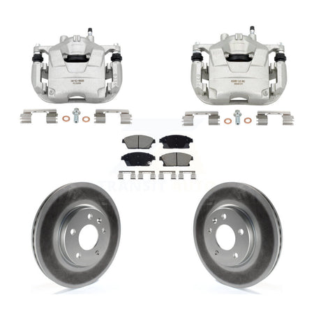 Front Brake Caliper Coat Rotors Ceramic Pad Kit For Chevrolet Cruze Buick Verano Orlando KCG-101142C