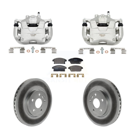 Front Brake Caliper Coat Rotor And Semi-Metallic Pad Kit For Chevrolet Trax Buick Encore KCG-101159P