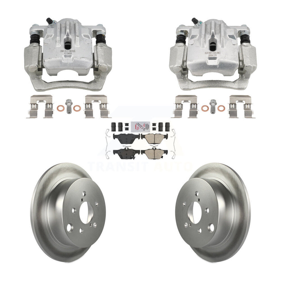 Rear Disc Brake Caliper Coat Rotors Ceramic Pad Kit For 2020 Subaru Crosstrek GAS engine KCG-102828N