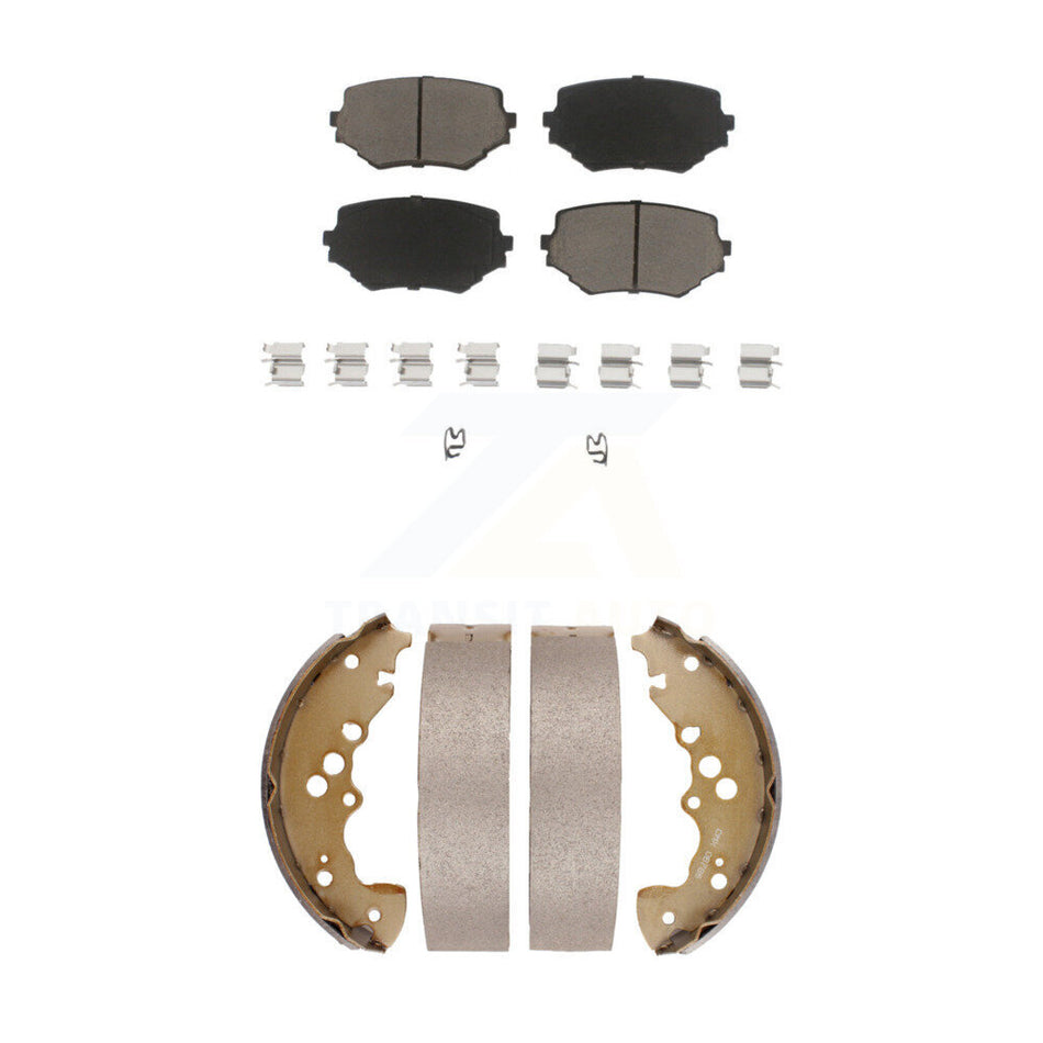 Front Rear Ceramic Brake Pads And Drum Shoes Kit For Suzuki XL-7 Grand Vitara KCN-100444