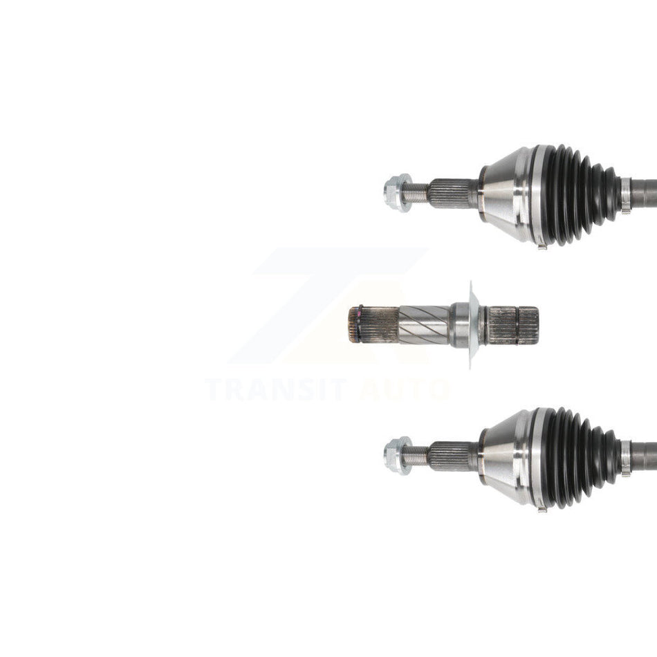 Front CV Axle Drive Shaft Assembly & Intermediate Kit For 2012-2017 Ram 1500 4WD KCV-100195
