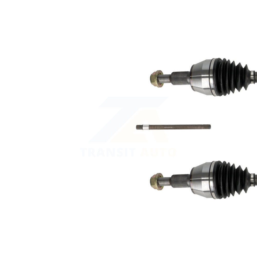 Front CV Axle Drive Shaft & Intermediate Kit For Ram Dakota Mitsubishi Raider 4WD KCV-100196
