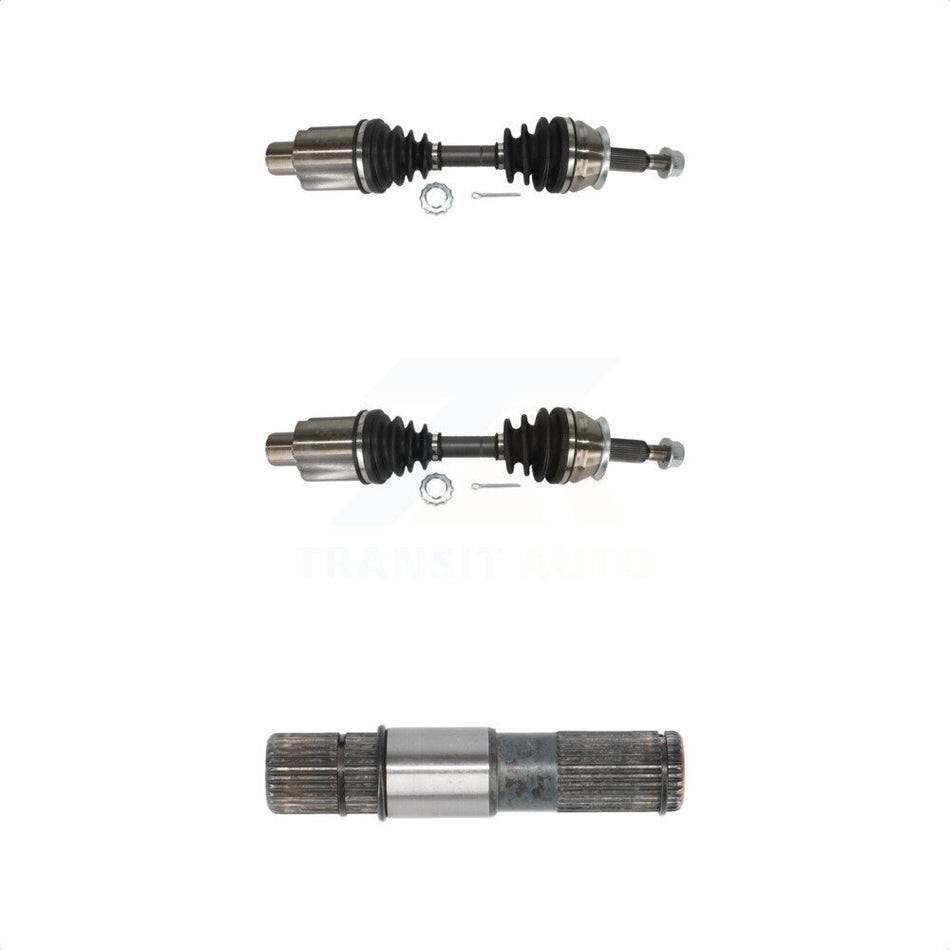 Front CV Axle Drive Shaft Assembly & Intermediate Kit For Dodge Dakota Durango 4WD KCV-100379