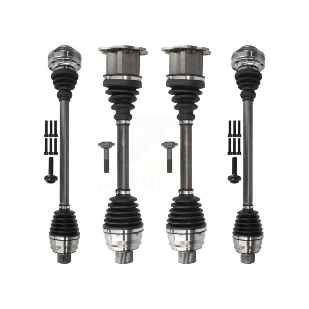 Front Rear CV Axle Drive Shaft Assembly Kit For Audi Q5 A6 Quattro A7 SQ5 A8 S6 RS7 S8 KCV-100416
