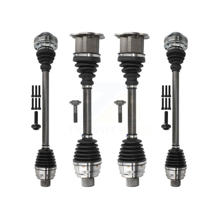 Front Rear CV Axle Drive Shaft Assembly Kit For Audi Q5 A6 Quattro A7 SQ5 A8 S6 RS7 S8 KCV-100416