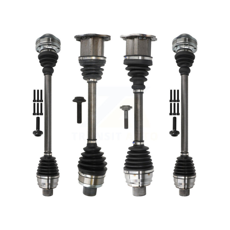 Front Rear CV Axle Drive Shaft Complete Assembly Kit For Audi Q5 KCV-100417